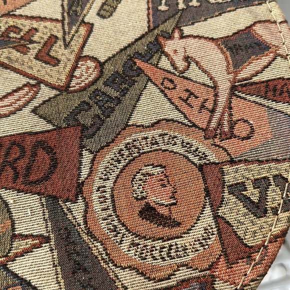 Vintage hat box/zippered case with collegiate theme…Harvard, Rice, Ohio etc. - Picture 10 of 10